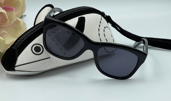 Authentic Kids Marc Jacobs Black Sunglasses Vintage Retro Square