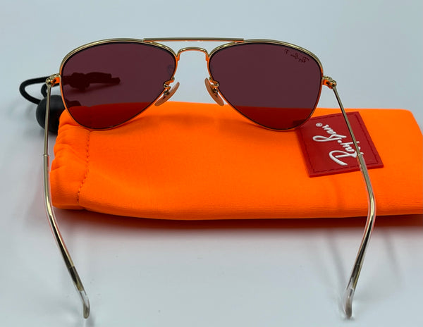 Authentic Kids Ray Ban Aviator Sunglasses 7