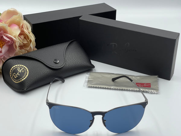 Authentic Ray Ban Phantos Rubber Aviator Sunglasses