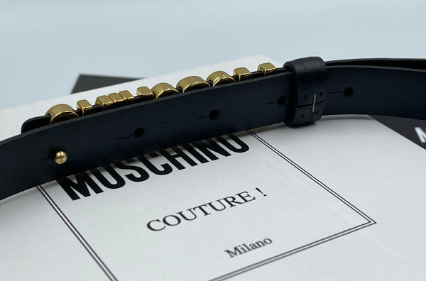 Authentic Moschino Women's Leather Belt