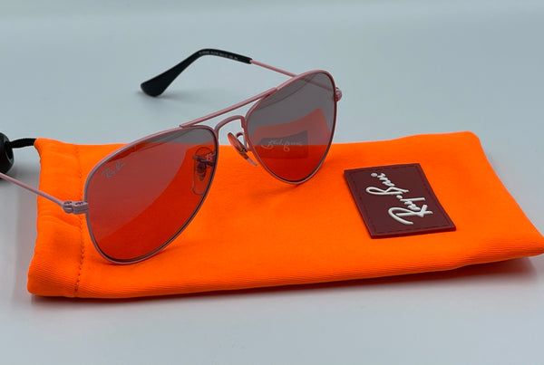 Authentic Kids Ray Ban Aviator Sunglasses 5