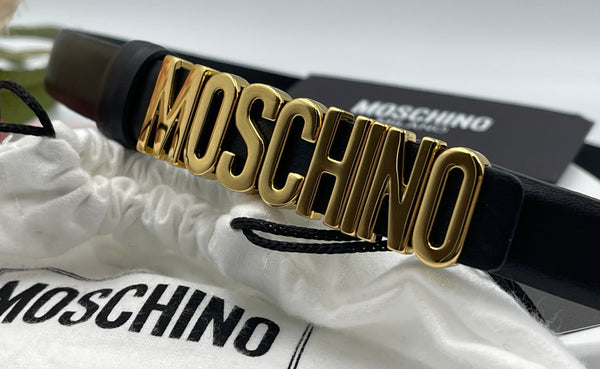 Authentic Moschino Women's Leather Belt