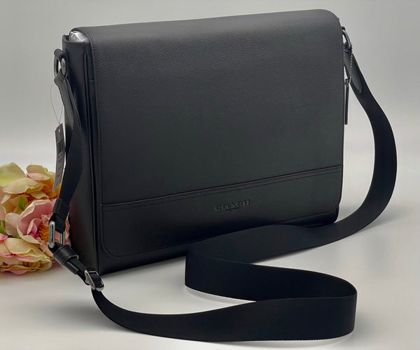 Coach Men's Laptop Calf Leather Lap Top Messenger