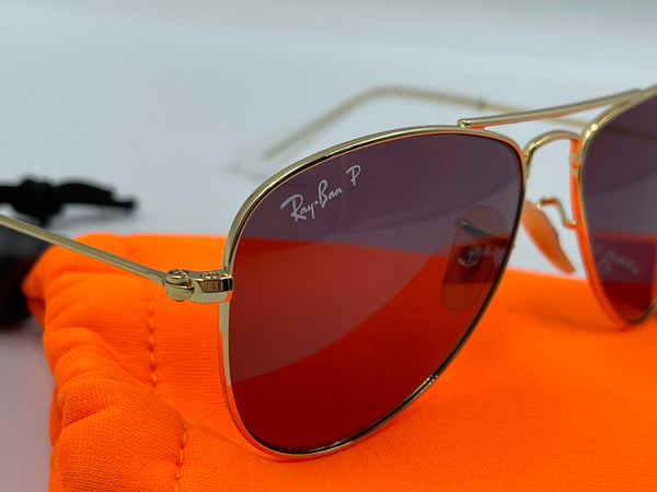 Authentic Kids Ray Ban Aviator Sunglasses 7