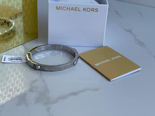 Michael Kors Heritage Astor Pave Hinged Bracelet