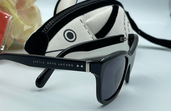 Authentic Kids Marc Jacobs Black Sunglasses Vintage Retro Square