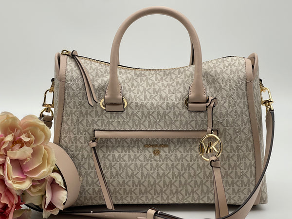 Michael Kors Carine Logo Large Satchel