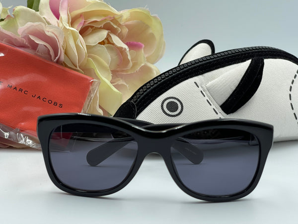 Authentic Kids Marc Jacobs Black Sunglasses Vintage Retro Square
