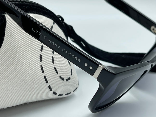 Authentic Kids Marc Jacobs Black Sunglasses Vintage Retro Square