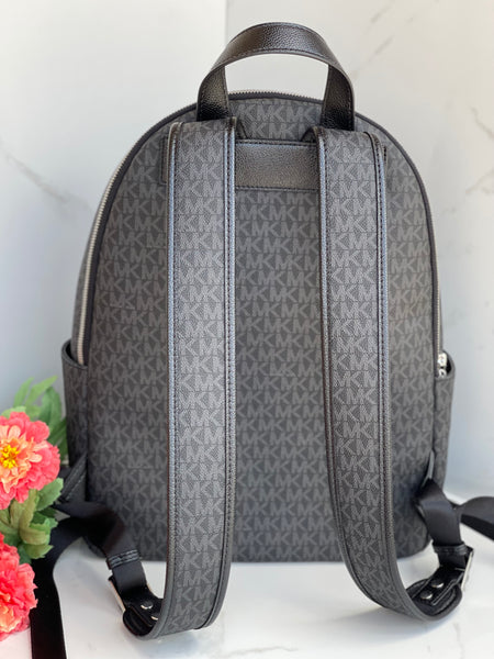 MICHAEL KORS Black Signature Large Backpack