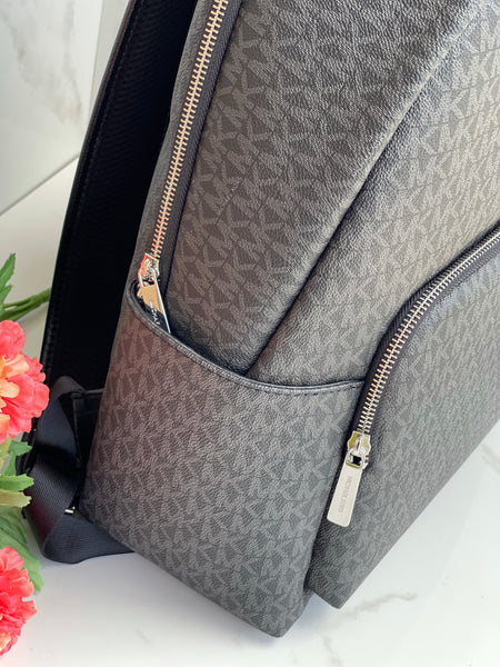 MICHAEL KORS Black Signature Large Backpack