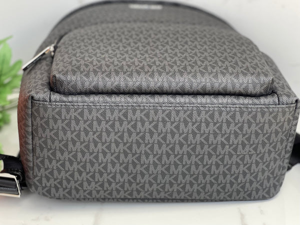 MICHAEL KORS Black Signature Large Backpack