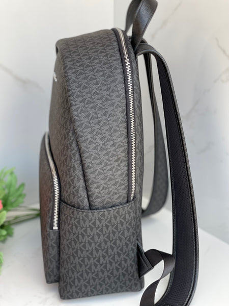 MICHAEL KORS Black Signature Large Backpack
