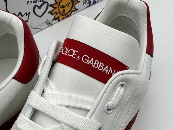 Authentic Dolce & Gabbana Calfskin Nappa Portofino Men’s Sneakers