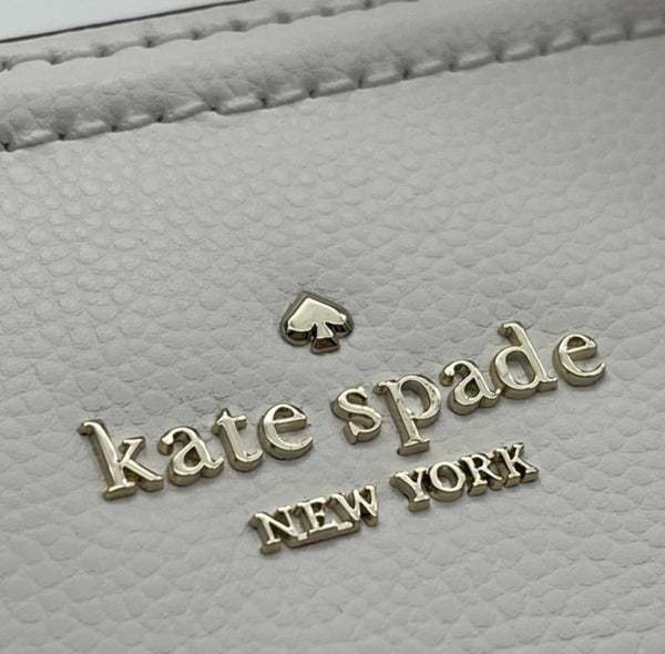 Kate Spade New York Embossed White Leather Medium Dome Satchel