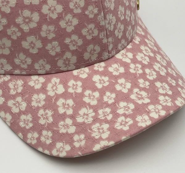 Coach Baseball Hat With Graphic Ditsy Print