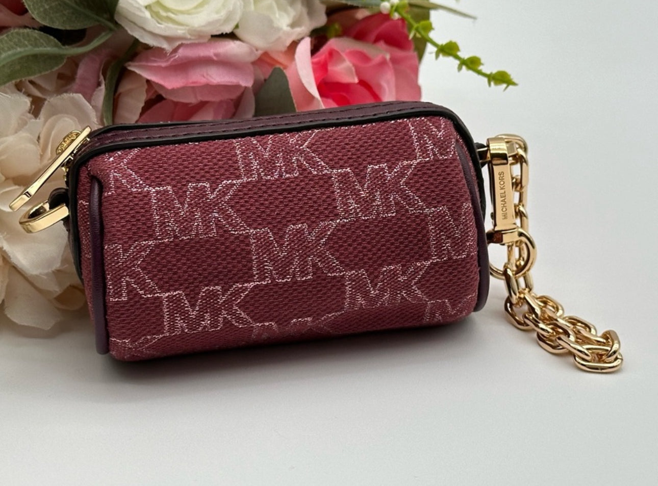 Michael Kors Micro Barrel Coin Pouch