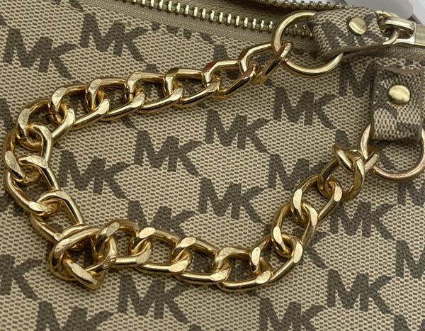 Michael Kors Signature Logo Pull Chain Belt Bag