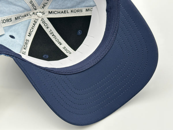 Michael Kors Men's Baseball Hat OS Blue MK SIG SPORT Performance