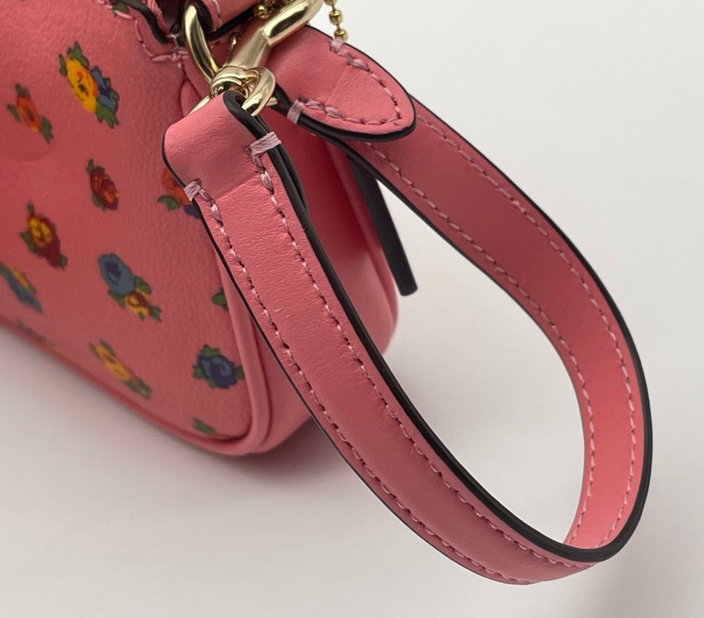 Authentic Coach Pebbled Leather Nolita 15 Mini Vintage Rose Print –  Ximena's Luxe Couture
