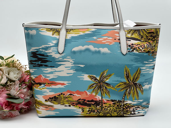 Coach Hawaiian Print Tote