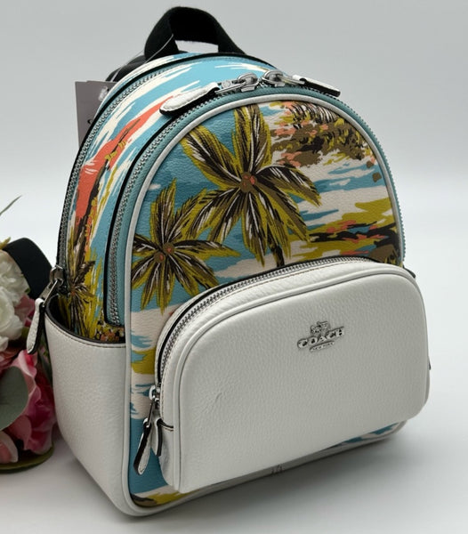 Coach Hawaiian Print Mini Backpack