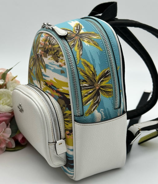 Coach Hawaiian Print Mini Backpack