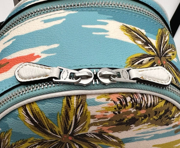 Coach Hawaiian Print Mini Backpack