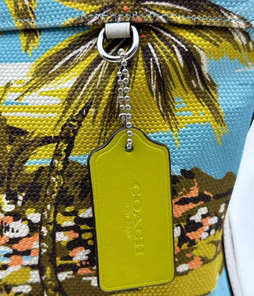 Coach Canvas Hawaiian Print Tote