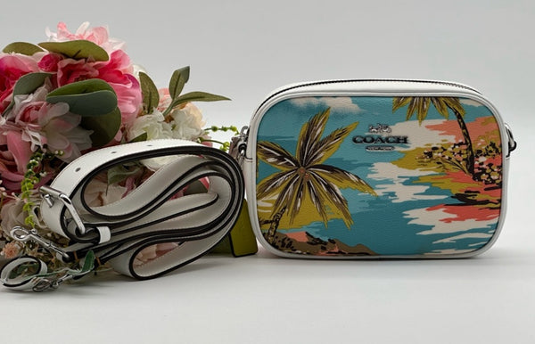 Coach Mini Hawaiian Print Camera Bag