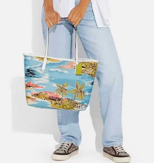 Coach Hawaiian Print Tote