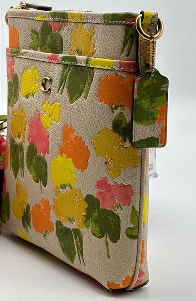 Coach Messenger Crossbody With Floral Print