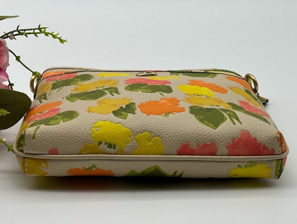 Coach Messenger Crossbody With Floral Print