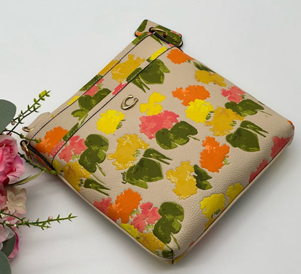 Coach Messenger Crossbody With Floral Print