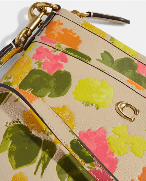 Coach Messenger Crossbody With Floral Print