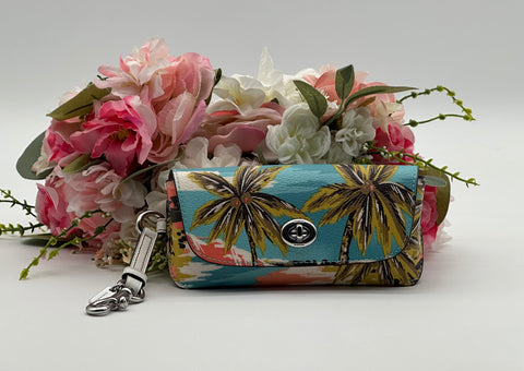 Coach Hawaiian Print Sunglass Case