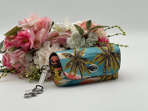 Coach Hawaiian Print Sunglass Case