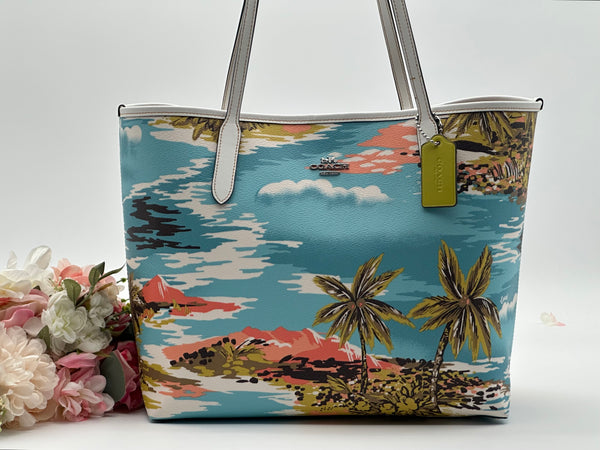 Coach Hawaiian Print Tote