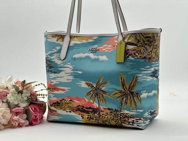 Coach Hawaiian Print Tote