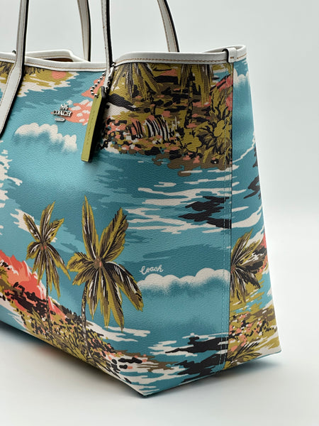 Coach Hawaiian Print Tote