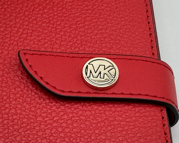 Michael Kors Medium Studded Pebbled Leather Notebook