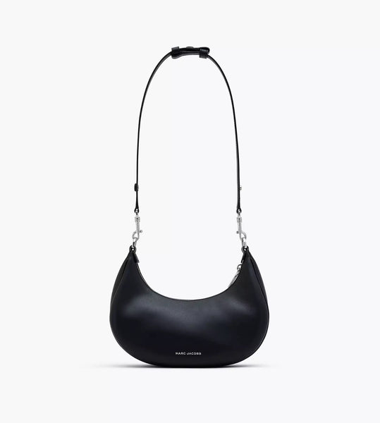 Authentic Black Smooth Leather Marc Jacobs Curve Bag