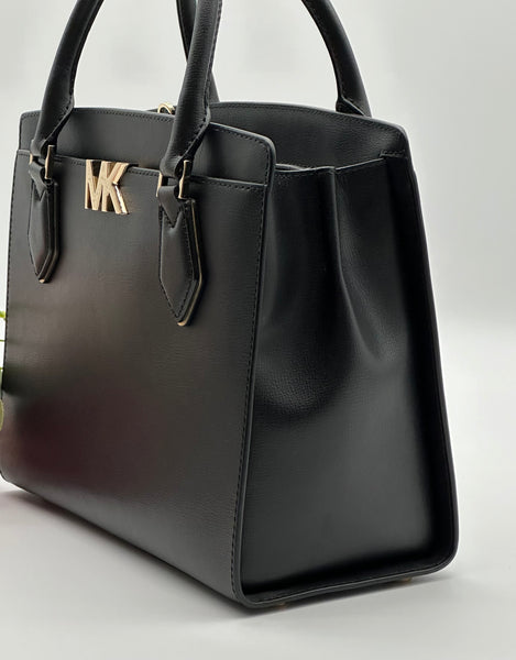 Authentic MICHAEL KORS Black Leather Satchel