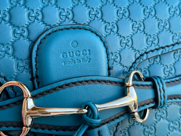 Authentic GUCCI Emily Mini Micro GUCCISSIMA Chain Leather Shoulder Bag