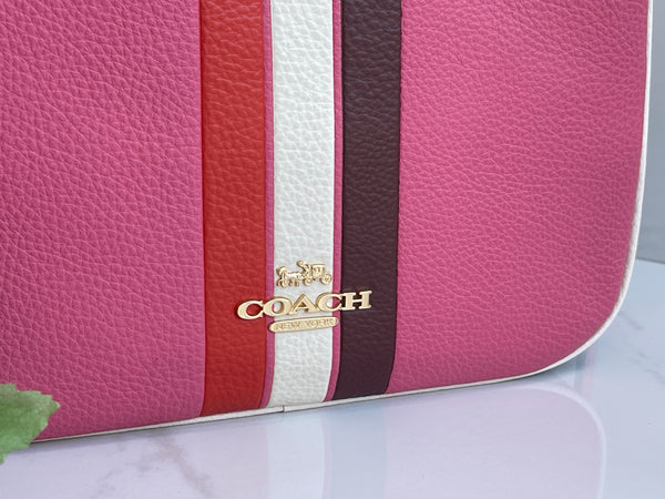 Authentic Coach Crossbody In Colorblock With Stripe