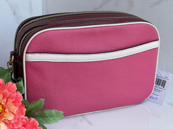 Authentic Coach Crossbody In Colorblock With Stripe