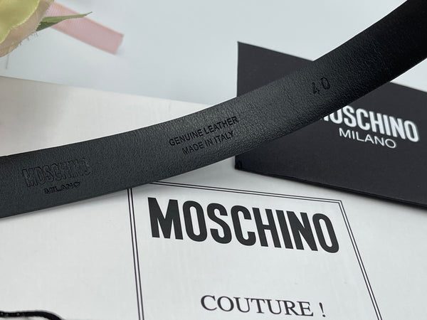 Authentic Moschino Women's Leather Belt