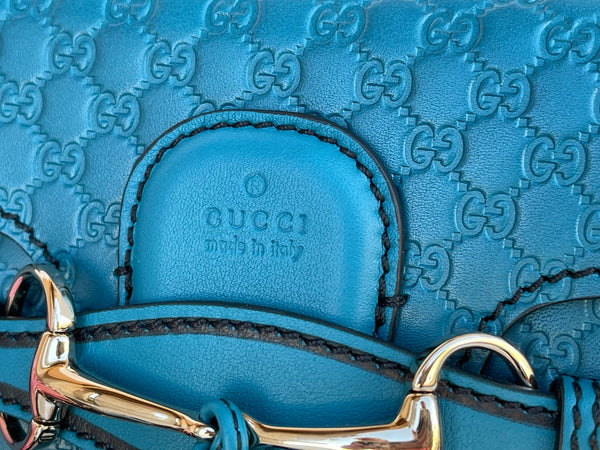 Authentic GUCCI Emily Mini Micro GUCCISSIMA Chain Leather Shoulder Bag