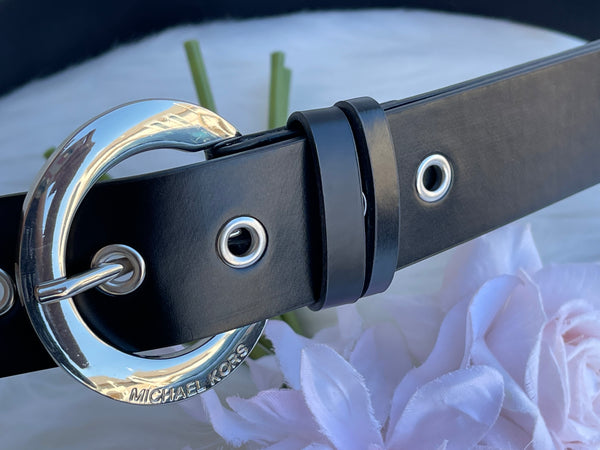 Authentic Michael Kors Women's Black Belt