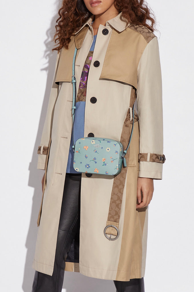 Authentic Coach Floral Print Multi Attachments Case Bag Charm – Ximena's  Luxe Couture